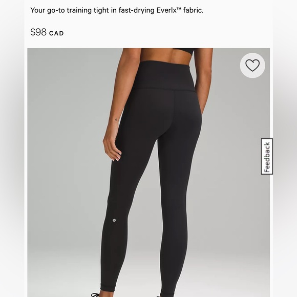 Lululemon wunder train tights - Picture 6 of 8